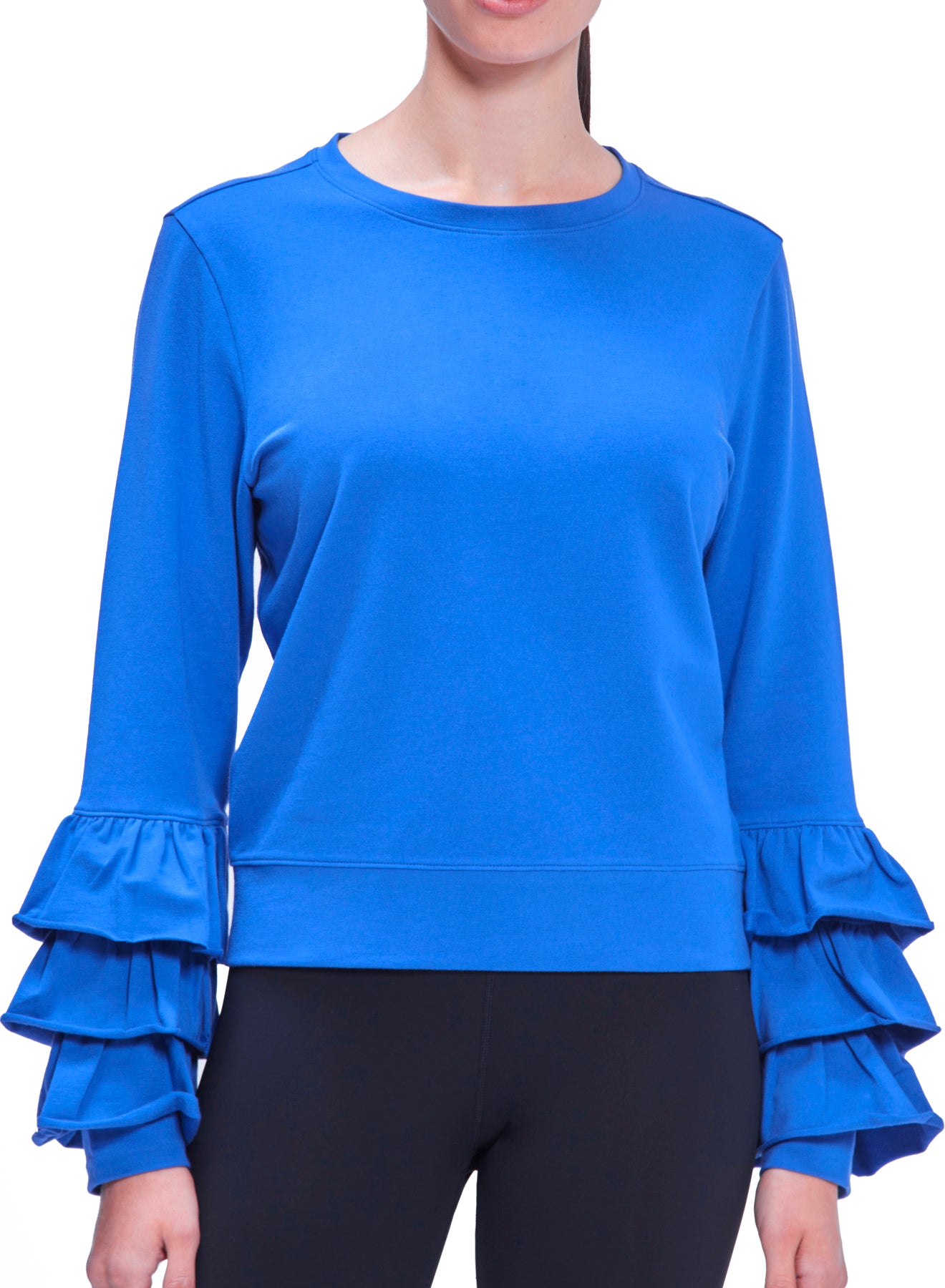 Sweatshirt Ruffles Ruffle Sweatshirt – Urban Savage